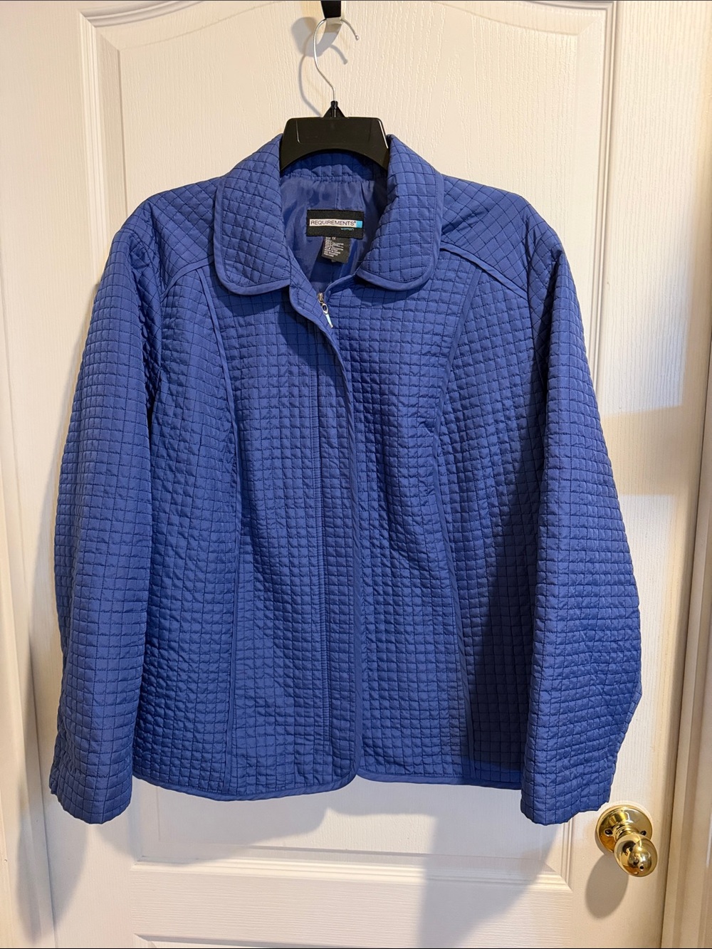 Requirements Quilted Jacket in Royal Blue